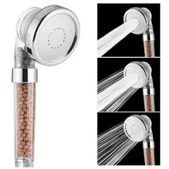 KanguruMarkt® %50 Su Tasarruflu ve Arıtmalı Doğal Taşlı Banyo El Duş Başlığı