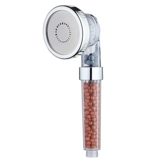 KanguruMarkt® %50 Su Tasarruflu ve Arıtmalı Doğal Taşlı Banyo El Duş Başlığı